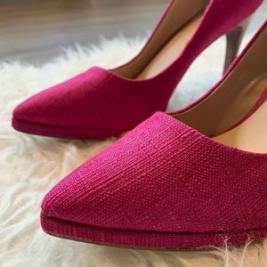 Charles by Charles David pink textured heels
